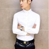 [HCM]Áo sơ mi nam Navi body vải lụa mịn co dãn