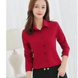 Áo Sơ Mi Nữ Cao Cấp YAME TH366DR - Màu Đỏ Đô