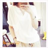 Áo sơ mi nữ cổ v áo kiểu nhật GLA016