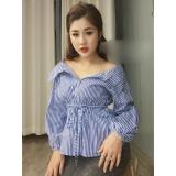[HCM]Áo sơ mi nữ cột dây eo SM594