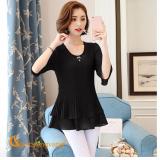 Áo sơ mi nữ tay loe áo kiểu big size GLA120
