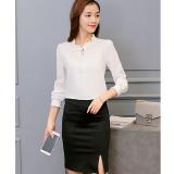 Áo Sơ Mi Thắt Nơ Kiểu Hàn YAME SMH289NT6W