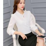 Áo Sơ Mi Thắt Nơ Kiểu Hàn YAME SMH289NT6W
