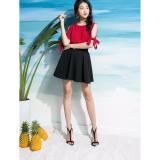 Aó Thời Trang Cột Nơ Tay - Áo Cột Nơ Tay Cao Cấp ( đỏ)