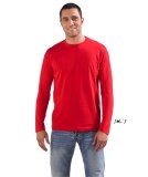 [HCM]Áo thun body cổ tròn tay dài Navi Đỏ đô