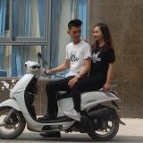Áo thun hình chó (màu trắng và đen)