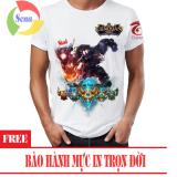 Áo thun Liên Quân Mobile 3D Skud LQMSKU02  (Trắng)