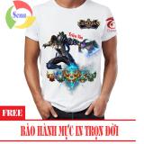 Áo thun Liên Quân Mobile 3D Triệu Vân LQMTRI01 (Trắng)