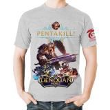 Áo thun Liên Quân Mobile 3D Tướng Thane PentaKill (Xám)