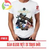 Áo thun Liên Quân Mobile 3D Tướng Valhein (Trắng)