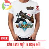 Áo thun Liên Quân Mobile 3D Valhein LQMVAL01 (Trắng)