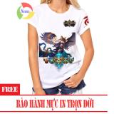Áo thun Liên Quân Mobile nữ Lauriel (Trắng)