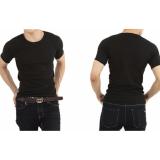 Áo thun nam body cổ tròn ( Đen )