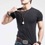 Áo thun nam body cổ tròn ( Đen )