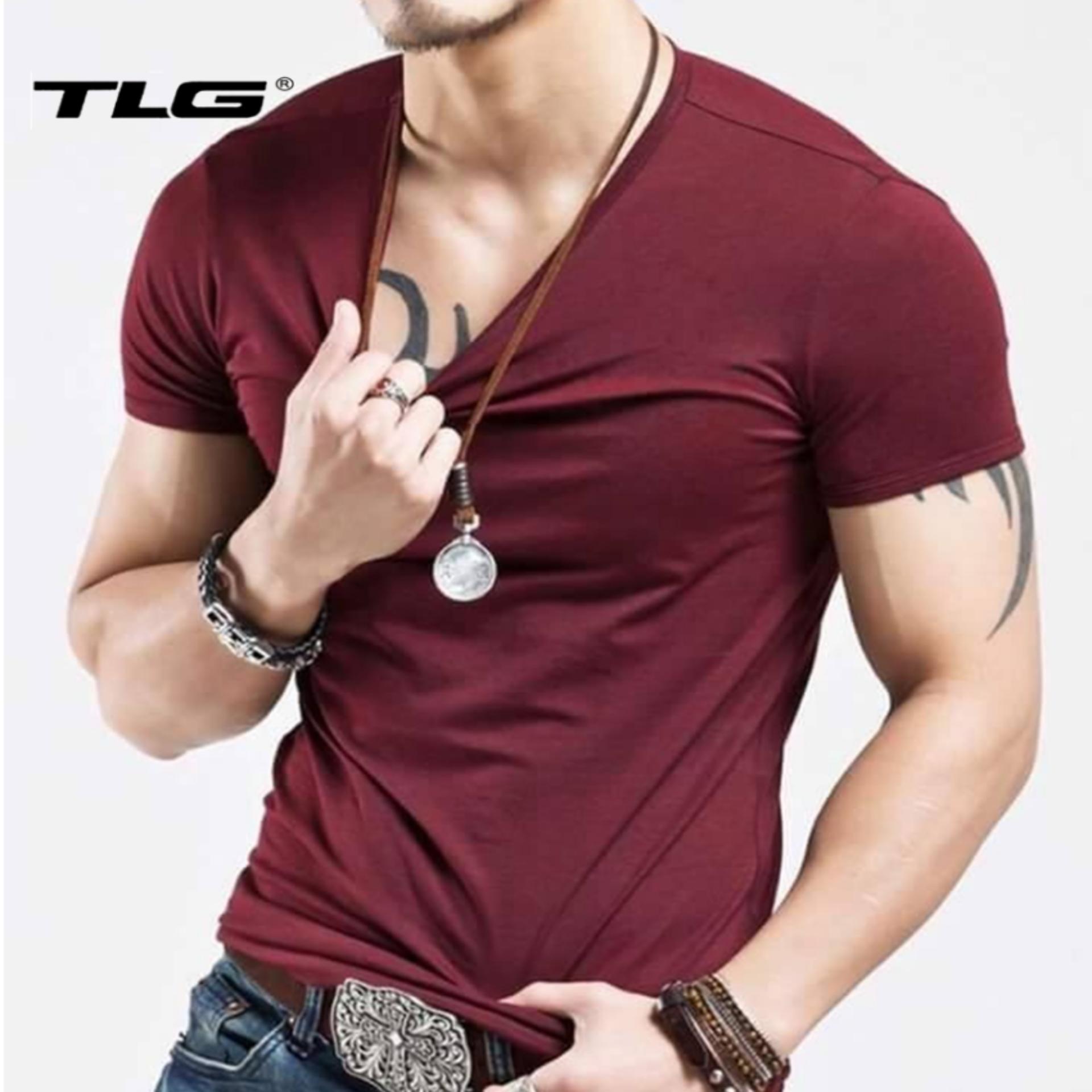 Áo thun nam body cổ tròn thành long tlg6377