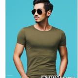 Áo thun nam cổ tròn body Hàn Quốc