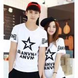Áo thun ngắn tay ngôi sao thời trang (Trắng)