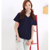 [HCM]Áo thun nữ cổ tim xinh xắn ( đen )