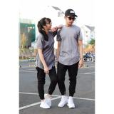 Áo thun nữ dây kéo bên hông cotton