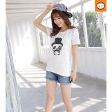 [HCM]Áo thun nữ hàn quốc in hình dễ thương AoK1208