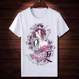 Áo thun nữ in cô gái Nhật Bản dễ thương MTTShop ( Trắng )