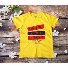 Áo thun tay ngắn in chữ ngang size cồ từ 32kg đến 58kg - AT288