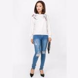 Lala Boutique /Thời trang nữ-Áo thun thêu hoa