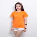 Áo thun trơn nữ cổ tròn thun cotton 4 chiều
