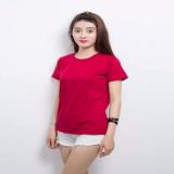 Áo thun trơn nữ cổ tròn thun cotton 4 chiều