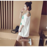 Áo váy lệch vai 016