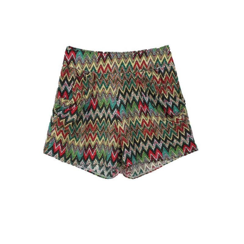 Nơi bán Azone Nữ Thời Trang Quần Quần Short Nữ Cổ Cao Cấp In Rời Cotton Hỗn Hợp Quần Short Đi Biển (Type2)-quốc tế