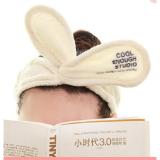 Băng đô rửa mặt tai thỏ Cool Enough Studio đáng yêu (trắng)