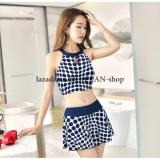 Bikini Hai Mảnh Chấm Bi HLAT053 Hoa Lan
