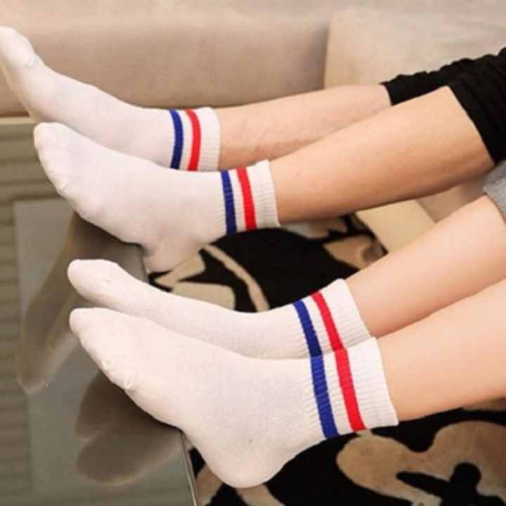 Bộ 03 đôi vớ sọc phong cách Hàn Quốc