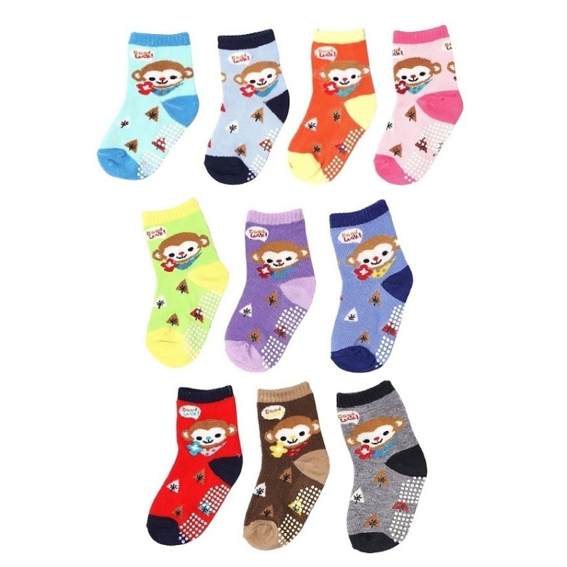 Bộ 10 đôi tất vớ trẻ em Từ 1-4 tuổi bé gái Sociustore 10SOCKS 003 1T4 GIRL