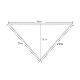Bộ 10 khăn yếm tam giác 2 lớp