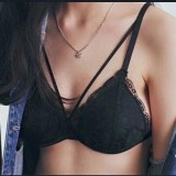 Bộ 2 áo Bralette dây chéo sexy SS35 (Đen + Trắng)