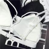 Bộ 2 áo Bralette dây chéo sexy SS35 (Đen + Trắng)