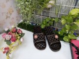 Bộ  2 dép đi trong nhà tắm có lỗ DNT01 (Đen)