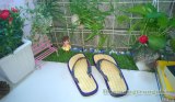 Bộ 2 đôi dép cói đi trong nhà DC38 (Xanh dương)
