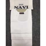 [HCM]Bộ 3 áo thun ba lỗ nam Navi (màu trắng)