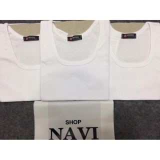 [HCM]Bộ 3 áo thun ba lỗ nam Navi (màu trắng) thumbnail