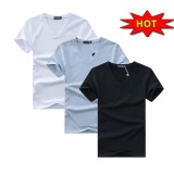 BỘ 3 ÁO THUN BODY CỔ TIM CAO CẤP 100% COTTON ( ĐEN, TRẮNG, XÁM )