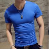 Bộ 3 áo thun nam body cổ tim 100% COTTON ( đen, xanh, đỏ đô )