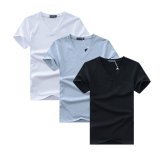 [HCM]Bộ 3 áo thun nam body cổ tim cao cấp 100% cotton ( đen trắng xám )