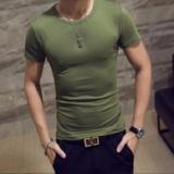 Bộ 3 áo thun nam body cổ tròn ( xanh đen, xanh rêu, xanh )