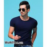 [HCM]Bộ 3 áo thun nam body cổ tròn ( xanh đen xanh rêu xanh dương )