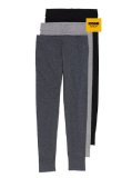 Bộ 3 quần legging nữ(đen -xám -bạc)