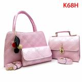 Bộ 3 Túi Xách Nữ K68 ( Gồm 2 Túi 1 Ví)