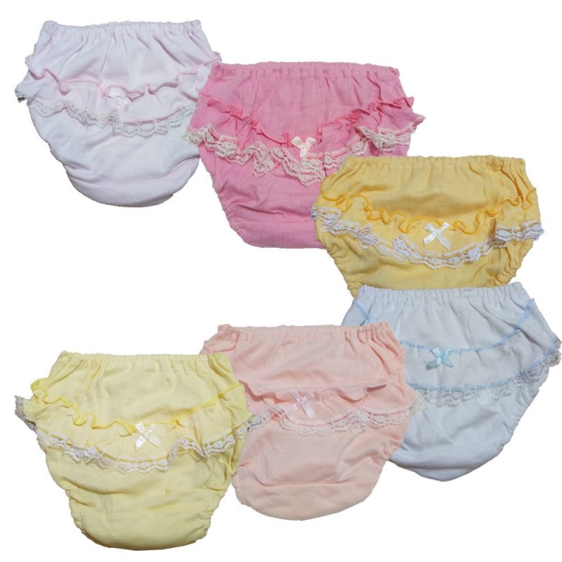 Nơi bán Bộ 6 quần lót bé gái cotton - M008